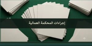 إجراءات المحكمة العمالية في السعودية من التسوية الودية ورفع الدعوى حتى الحكم والتنفيذ.