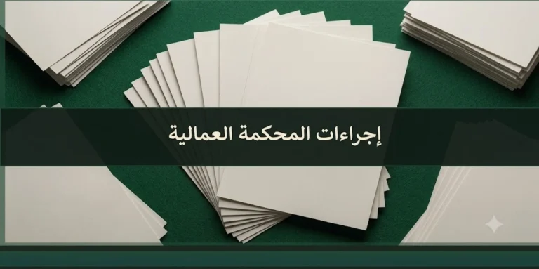إجراءات المحكمة العمالية في السعودية من التسوية الودية ورفع الدعوى حتى الحكم والتنفيذ.
