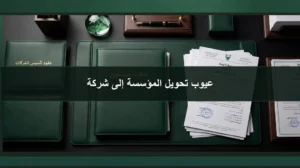 عيوب تحويل المؤسسة إلى شركة في السعودية وتأثير التحويل على الالتزامات والديون