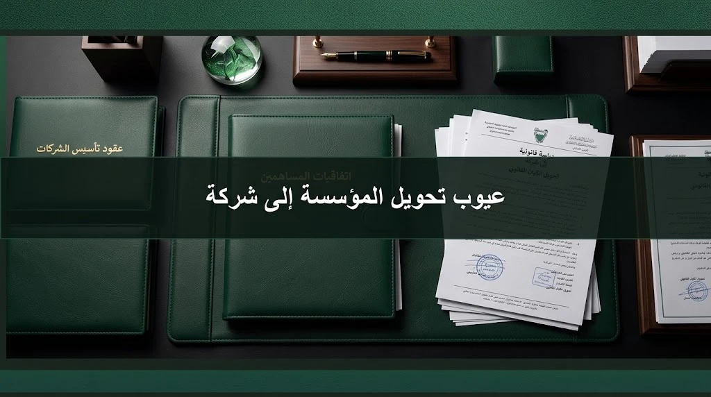 عيوب تحويل المؤسسة إلى شركة في السعودية وتأثير التحويل على الالتزامات والديون