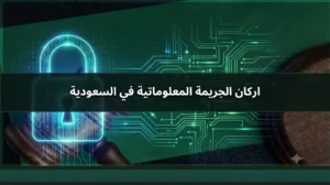 اركان الجريمة المعلوماتية في السعودية وفق نظام مكافحة جرائم المعلوماتية