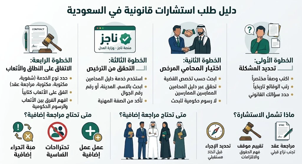 انفوغرافيك استشارات قانونية