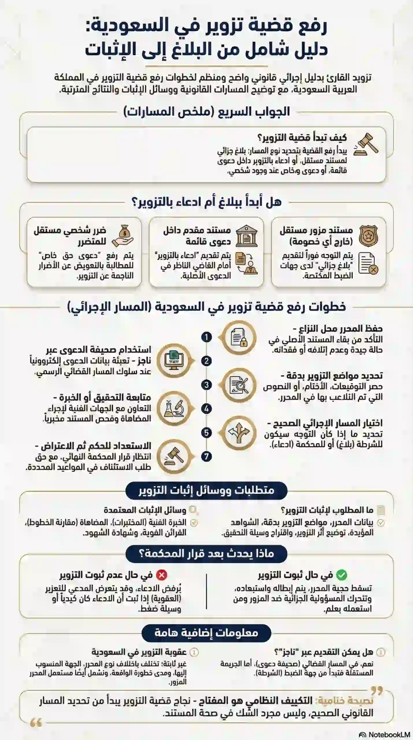 رفع قضية تزوير