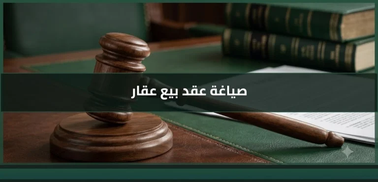 صياغة عقد بيع عقار في السعودية ومراجعة بنود الملكية والعربون والإفراغ